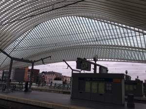 Materiale din otel - statia de cale ferata Liège-Guillemins