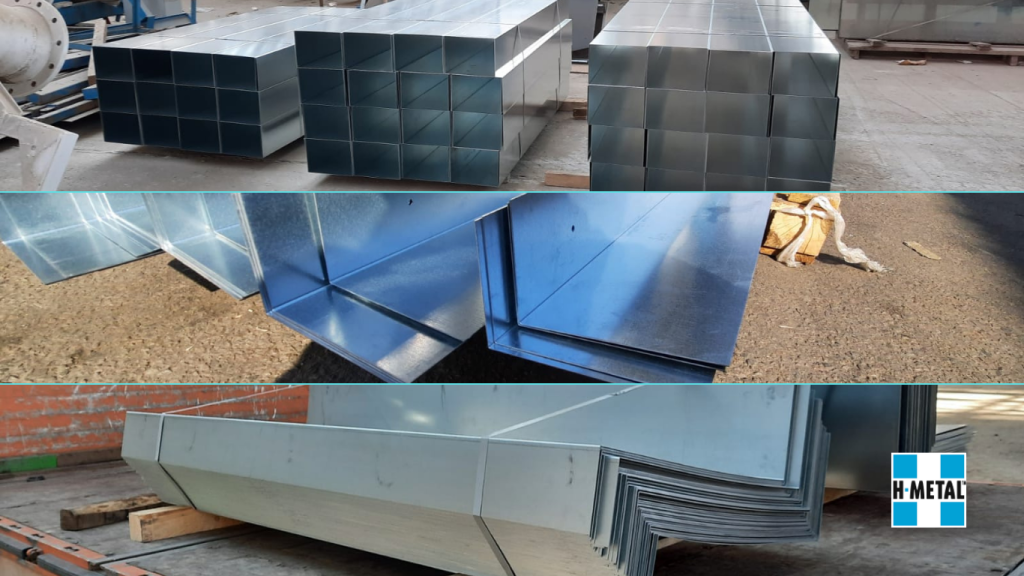 Profiles manufactured for the Laminor Hall project.