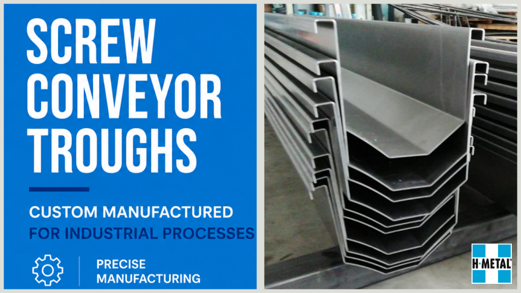 screw conveyor troughs