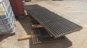 Griglie metalliche per traffico pesante realizzate con prodotti laminati in acciaio