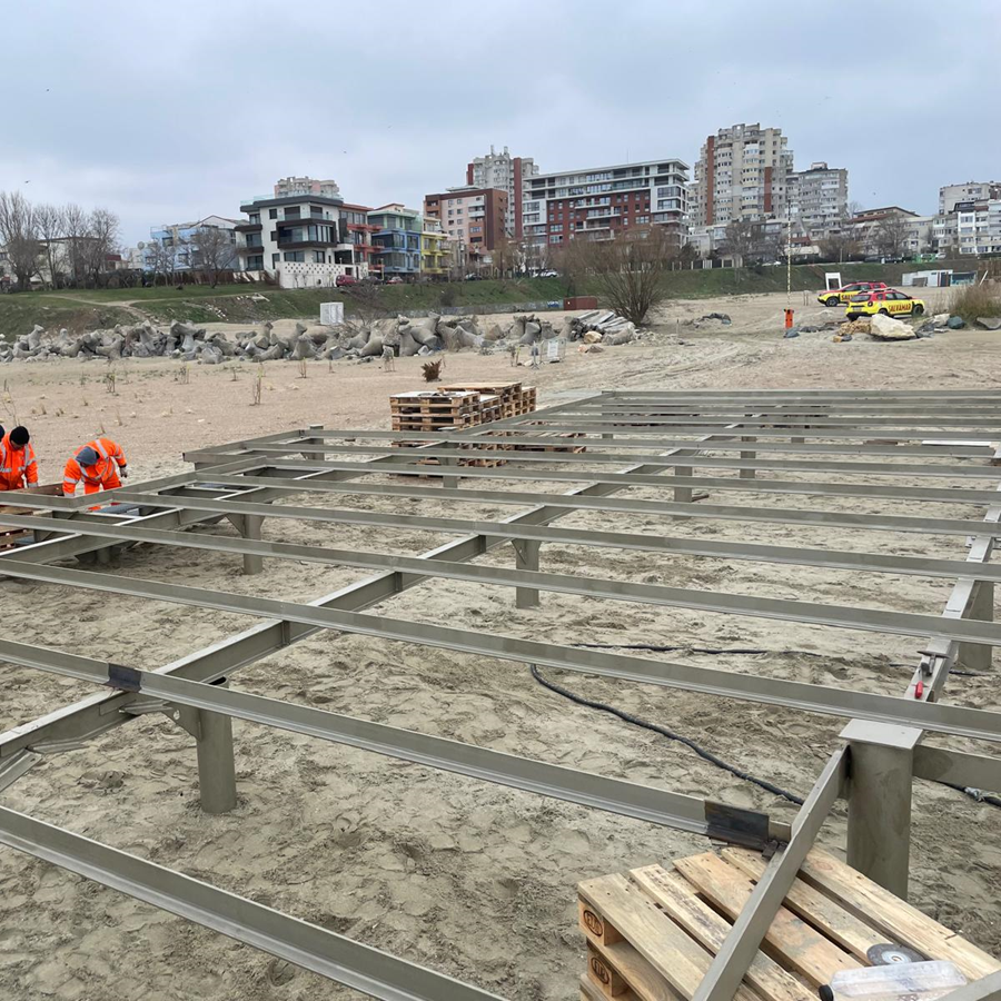 baza metalica de sustinere structura