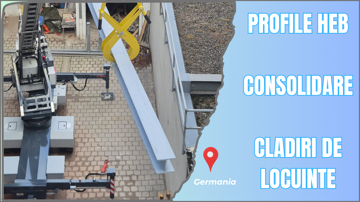 Profile HEB pentru consolidarea unei cladiri de locuinte din Germania